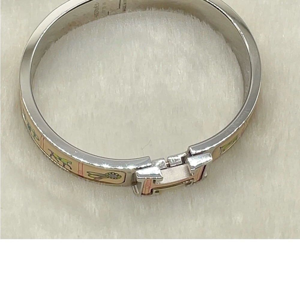 Authentic Hermes Click-Clack Pm Patch Pannacotta … - image 8